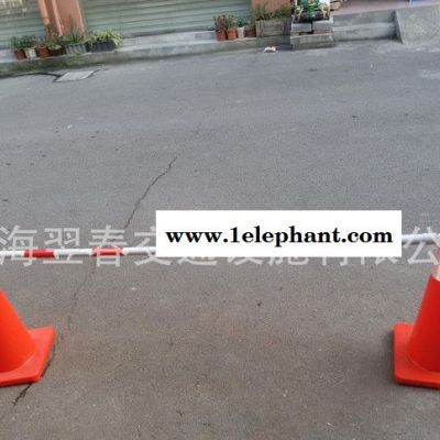 PVC伸缩连接杆 路锥警示连杆 路路障连杆 警示杆 橡胶路锥连接杆图3