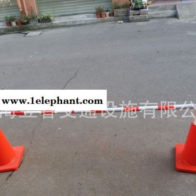 PVC伸缩连接杆 路锥警示连杆 路路障连杆 警示杆 橡胶路锥连接杆图2
