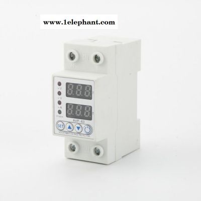 直销 可调自复式过欠压 ZY-63A/2P过电流保护器 智能双闪自动复位开关图5