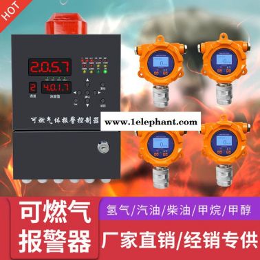 普利通工业防爆可燃气体探测报警器天然液化气油漆房浓度泄露检测仪 可燃气体泄露探测器