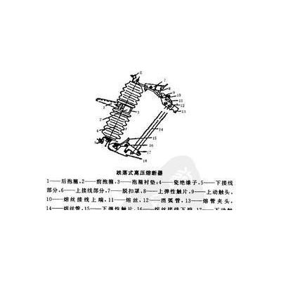 RW10-10KV低落式熔断器。是一种过电流保护器 变电站图2