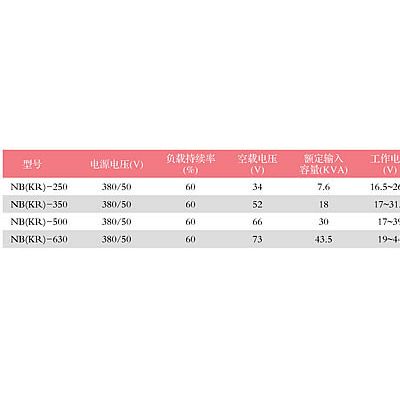 上海东升NB(KR)-350二氧化碳气体保护焊机电焊机图2