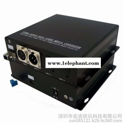话筒用卡侬头音频光端机 麦克风用电平音频光端机 1路麦克风用音频光端机 视频会议话筒用卡侬头音频光端机图2