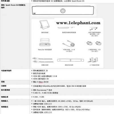 思科Cisco Room Kit高清远程视频会议终端智能设备摄像头可语音跟踪自动取景