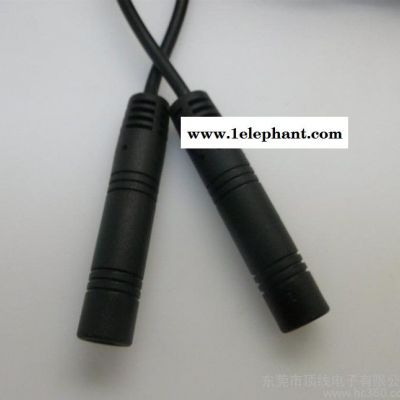 专业定制12V转3.3V车载摄像头视频线 宝马4P公连接线图1