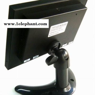 供应7寸显示器，金属外壳 ，VGA/AV/BNC 3路视频，4：3显示调试摄像头图2