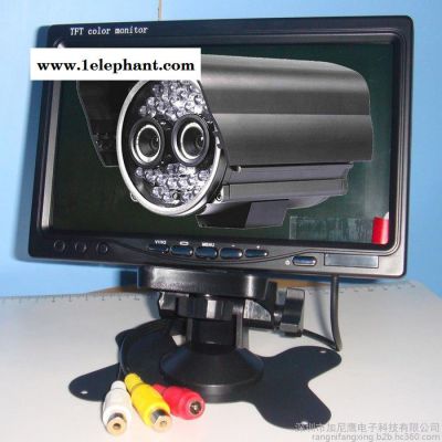 加尼鹰高清7寸液晶监视器 安防调试摄像头视频  音频 超节能高清高亮监控视频显示器 广泛用于工程车监视器倒车，防死角图2