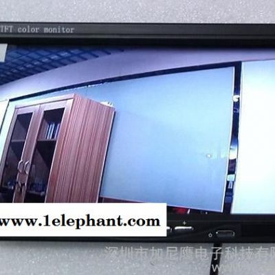 7寸液晶显示器 车载显示器 监控器 2路视频 莲花头接口 安防摄像头调试 家庭监控 监控设备 9~35V宽电压 全新制造图3