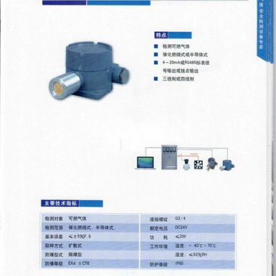 供应罗伯特RB-TZy点型气体探测器 天然气 煤气 液化气报警器探测仪 济南长清报警器厂家图3