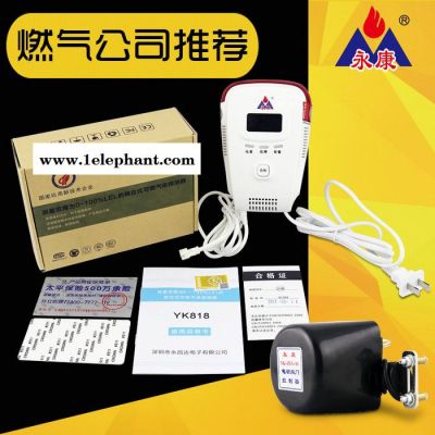 北京永康 家用燃气报警器 自动切断气源 家用可燃气体探测器 消防认证 性价比高 灵敏度高 寿命长 探测准图3