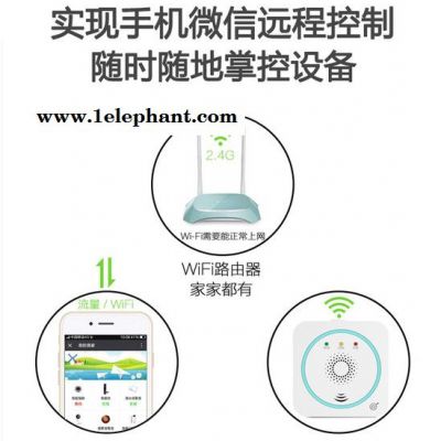 家用燃气报警器-智能微信燃气报警器厂家-紫橙微家ZC-RQ02 Wifi模块手机微信远程接收智能燃气报警探测器