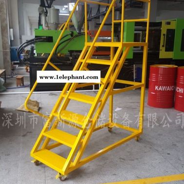 1.7米高带脚轮货架梯厂家