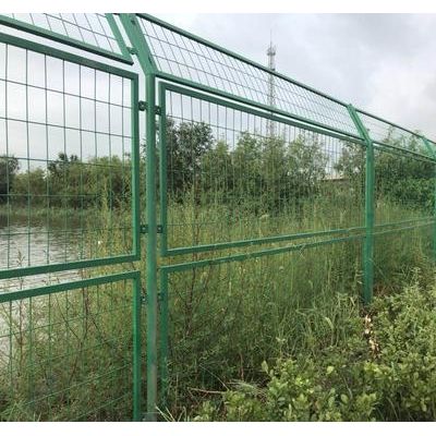 水库铁丝隔离网 框架护栏高速隔离栅 工程河道围网铁丝网