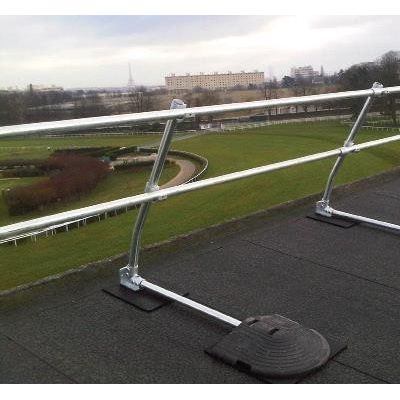 高空防坠安全护栏 临时可折叠护栏 配重块防护栏 屋面防护系统 免焊接耐腐蚀 方案制定