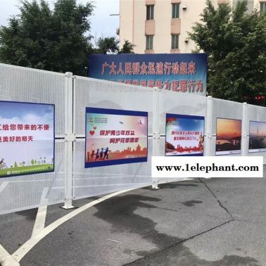 珠海市政建筑围蔽施工2.0加厚镀锌板防风护栏  工厂直销