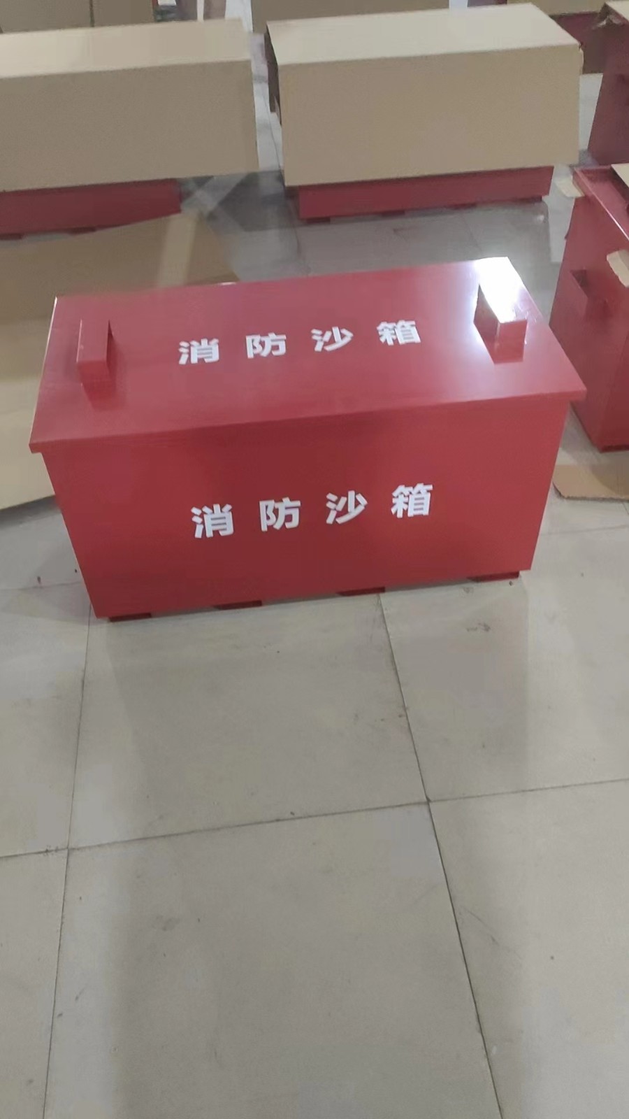 长沙消防沙箱厂家批发 可定制尺寸图2