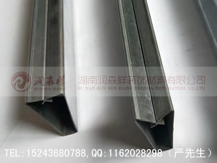 湖南铝单板厂家,湖南铝方通,勾搭龙骨,A字龙骨,C型冲孔龙骨图4