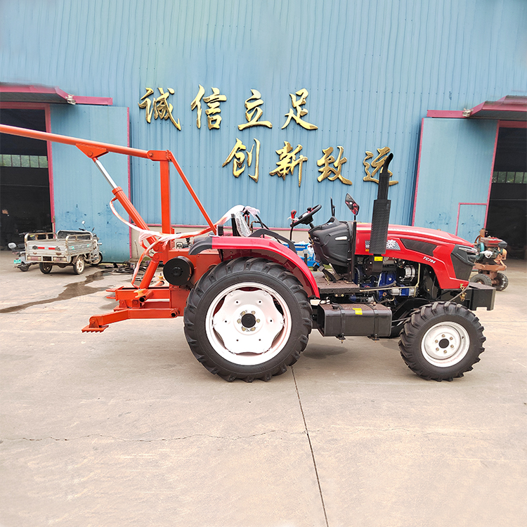 电缆施工设备 加装液压尾架 双卷筒拖拉机绞磨