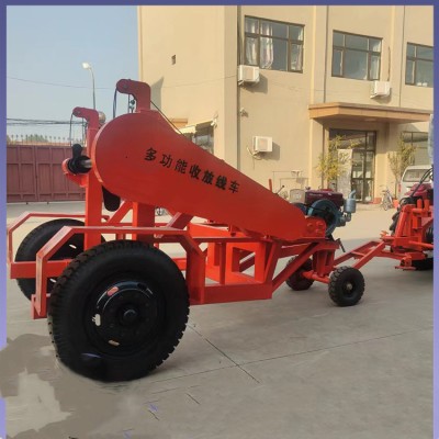 液压折叠电缆式放线车 10吨 线盘刹车装置