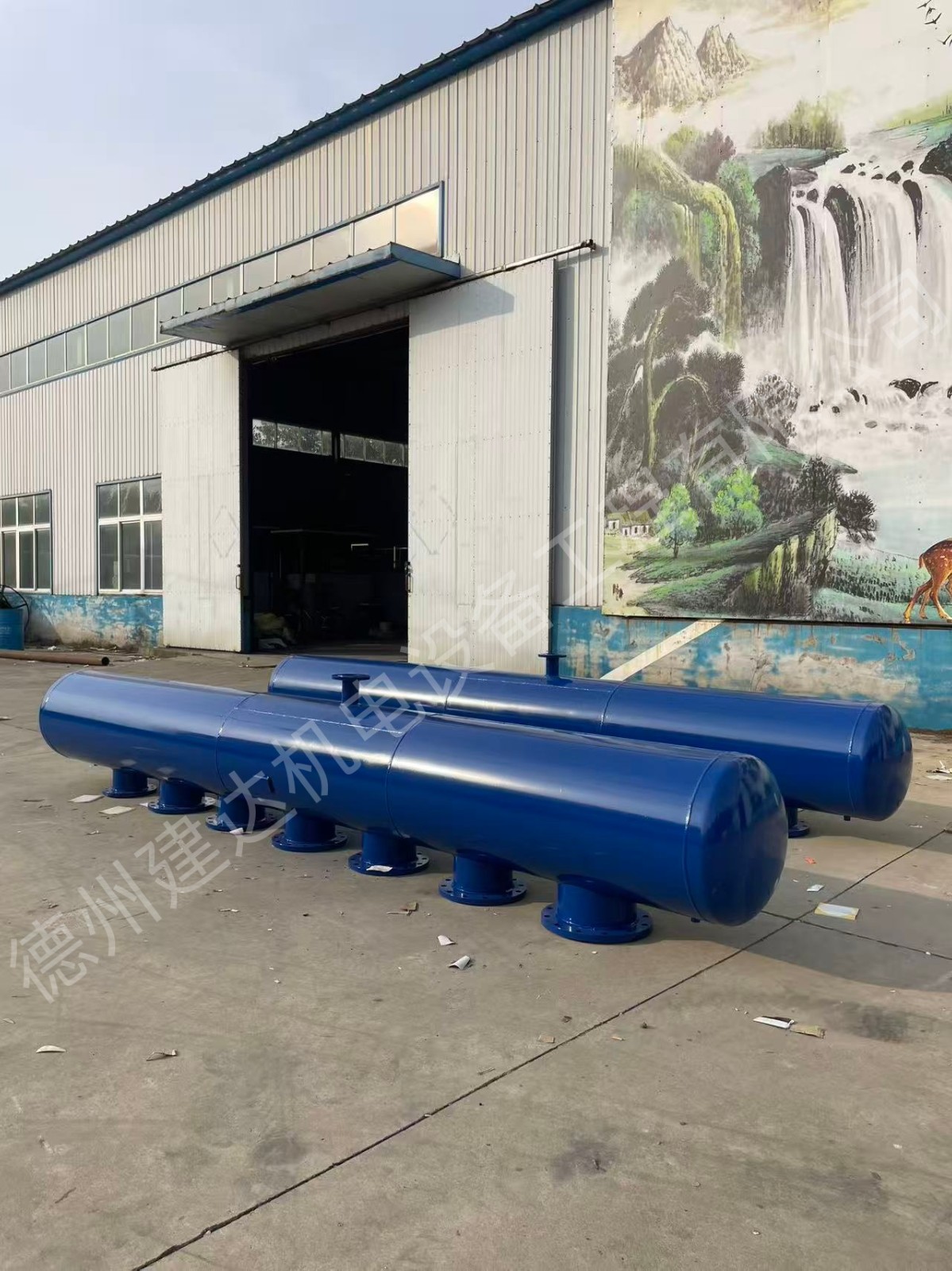 建达 学校酒店专用集分水器 平衡压力 稳定可靠 耐腐蚀性强图6