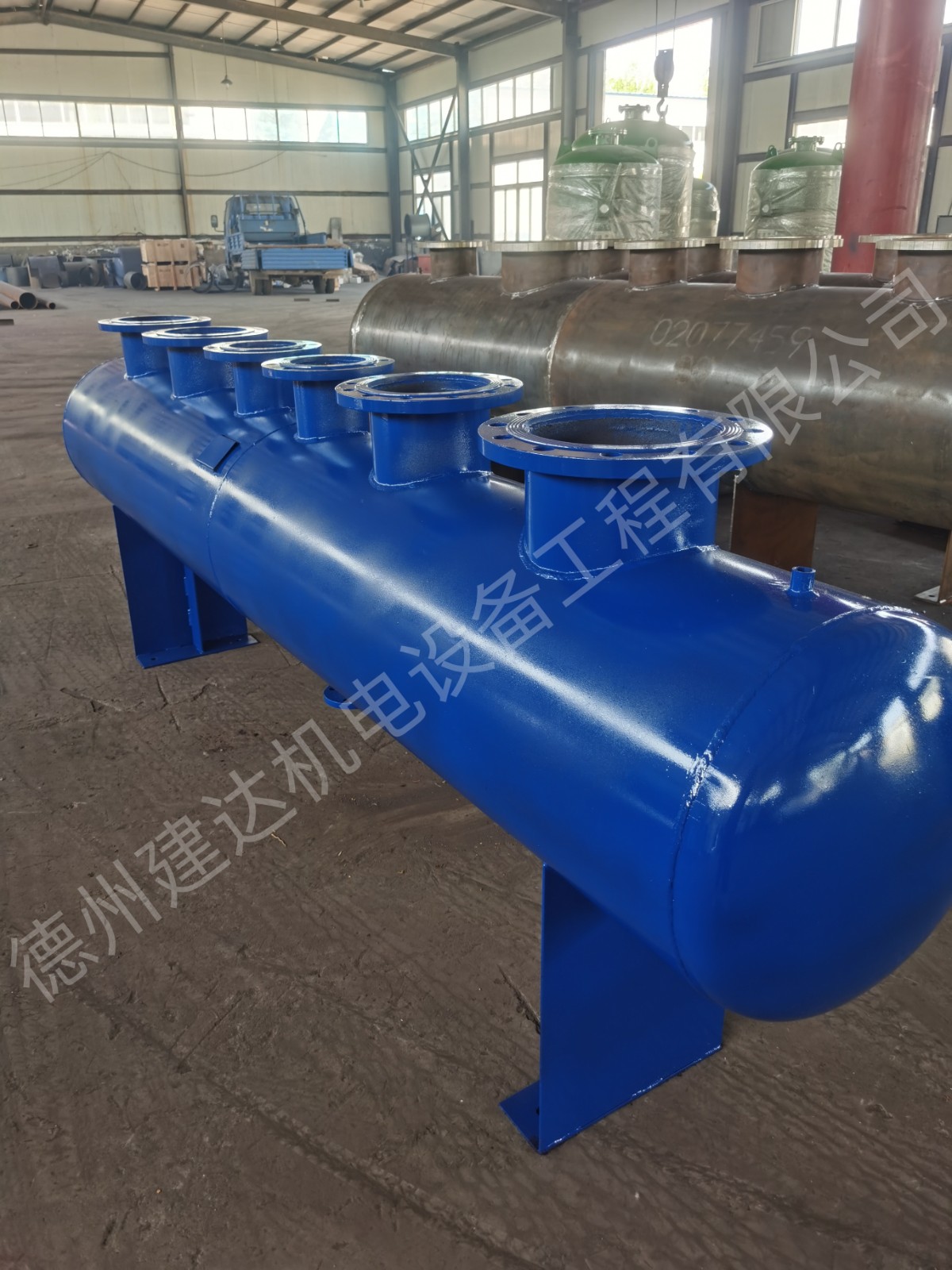 建达 学校酒店专用集分水器 平衡压力 稳定可靠 耐腐蚀性强图10