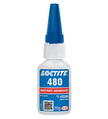 LOCTITE 480 汉高单组分橡胶增韧型黑色低粘度瞬干胶