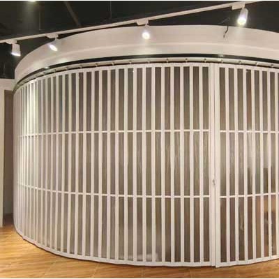 商场商城门市门店店铺水晶折叠门河北生产厂家