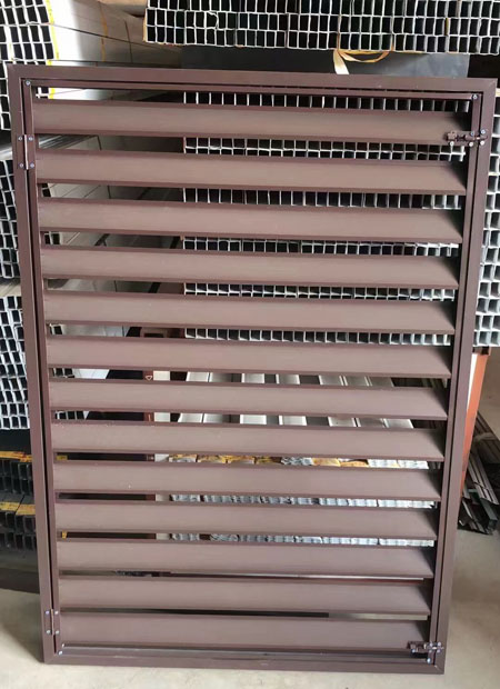 小区通风百叶窗护栏河北沧州任丘生产厂家,装饰铝合金百叶窗