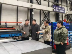 兰石集团总工程师吕爱强一行莅临星火数控公司调研